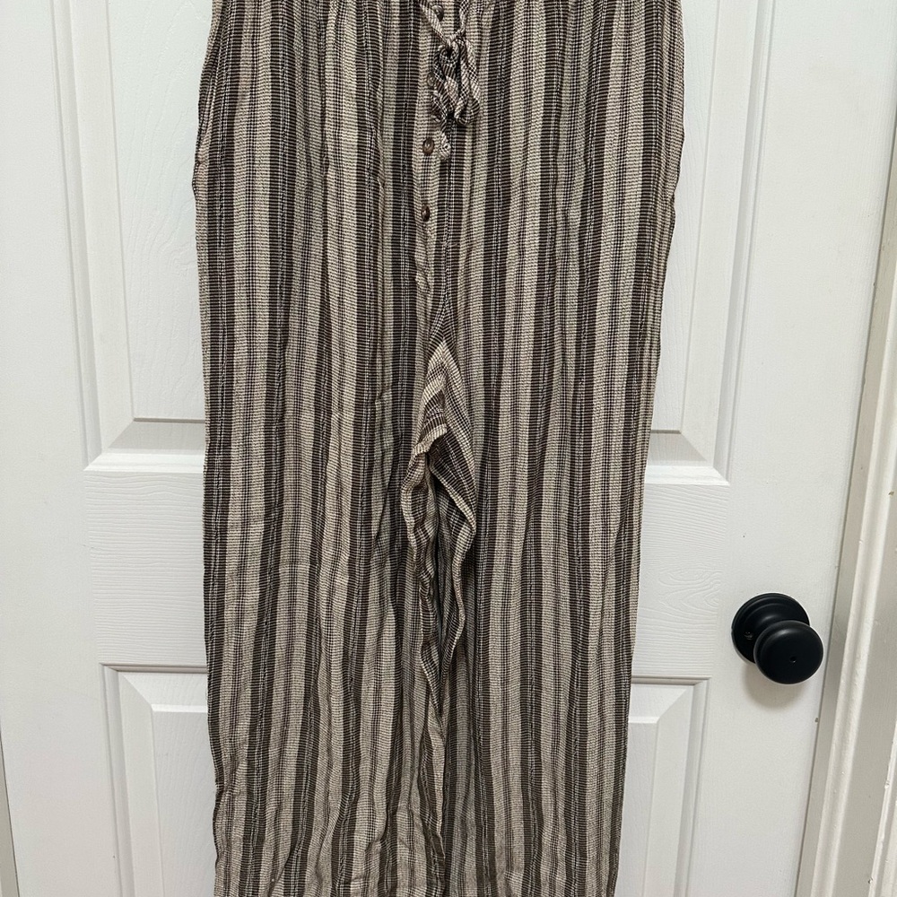 0122‎ COMPAGNIE INTERNATIONALE EXPRESS knit striped pants women’s size medium
